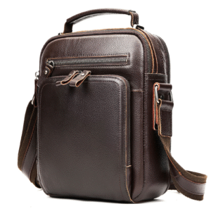 Wholesale Top Layer Cowhide Mens Leather Shoulder Crossbody Bag Fashion Handbag Backpack