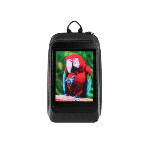 Custom Luxury Waterproof Smart LED Backpack with DIY Dynamic Screen Advertising Bag