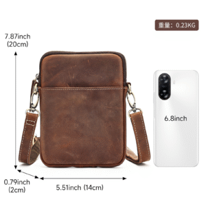 Factory Direct Mens Business Casual Leather Shoulder Crossbody Bag Large Capacity Clutch