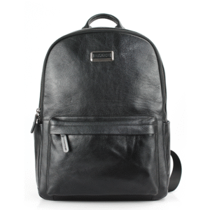 Stylish Customizable Lightweight Genuine Leather Backpack with Large Capacity