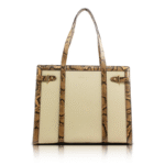 Green Alligator Print Vegan PU Tote Handbag For Women By RONEER