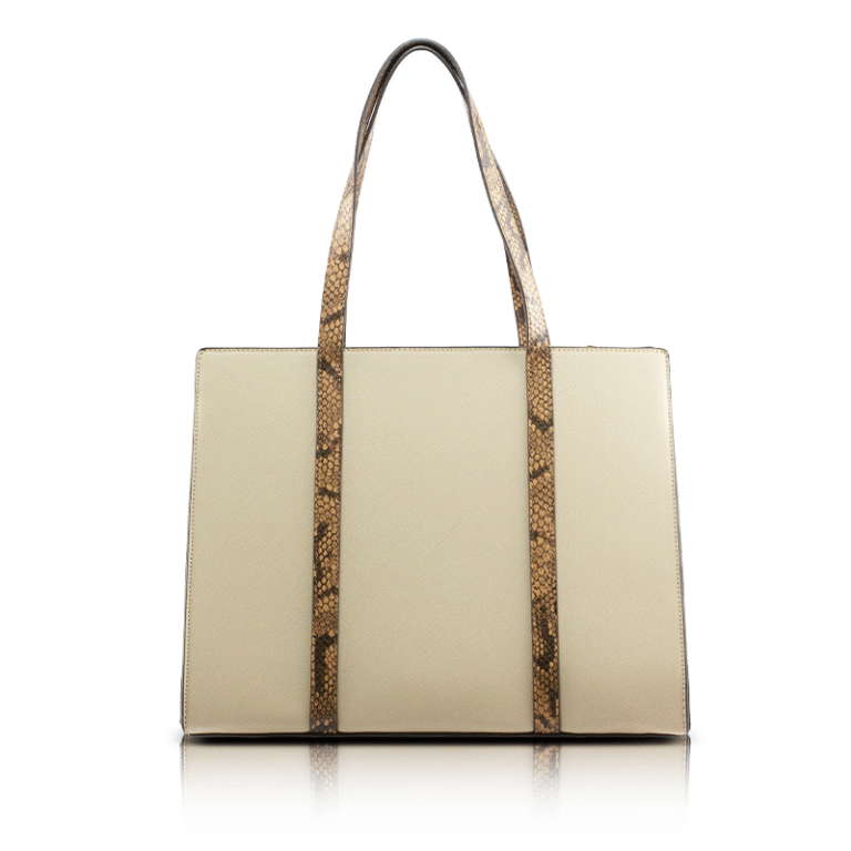 Green Alligator Print Vegan PU Tote Handbag For Women By RONEER