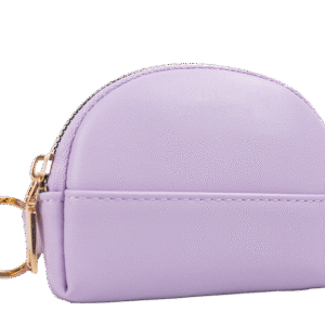 China Factory Minimalist PU Leather Wallet with Zipper RFID Blocking Metal Card Holder Cute Designer Wallet Wholesale