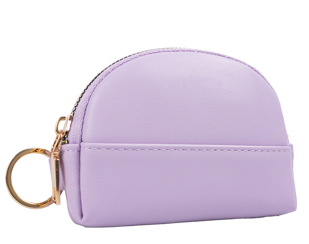 China Factory Minimalist PU Leather Wallet with Zipper RFID Blocking Metal Card Holder Cute Designer Wallet Wholesale