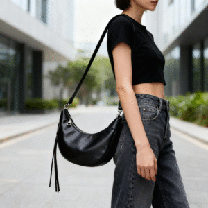 Chinese manufacturers wholesale women's PU leather single-shoulder bags with customizable zippers and fashionable styles