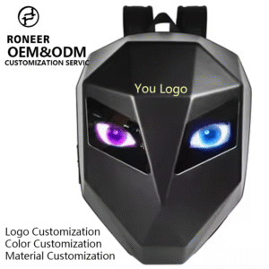 Factory Direct LED Smart Outdoor Cycling Backpack Waterproof Hard Shell Customizable Logo