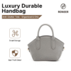 factory wholesale womens handbag zipper closure dual shoulder 4