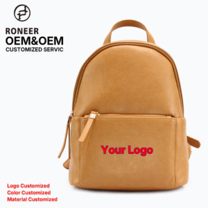 Wholesale Custom Large Capacity Business Travel Backpack Durable PU Unisex