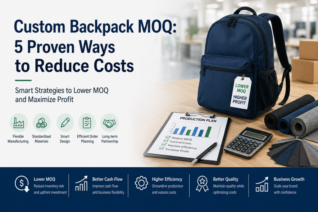Custom Backpack MOQ
