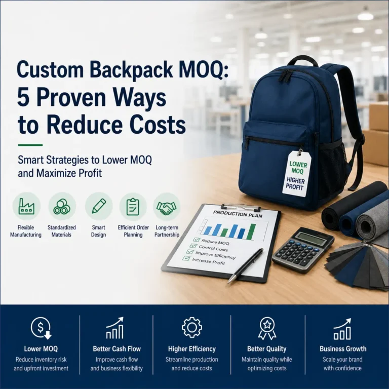 Custom Backpack MOQ