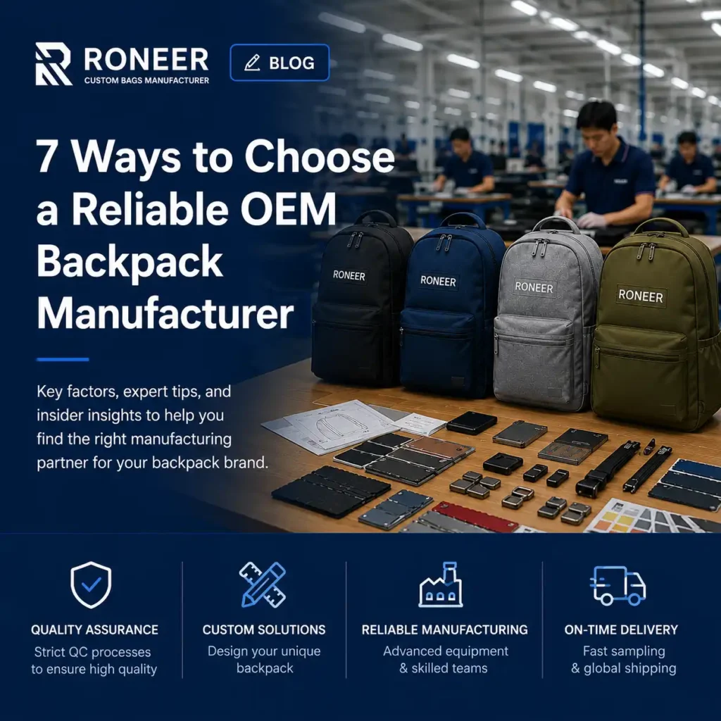 OEM backpack manufacturer