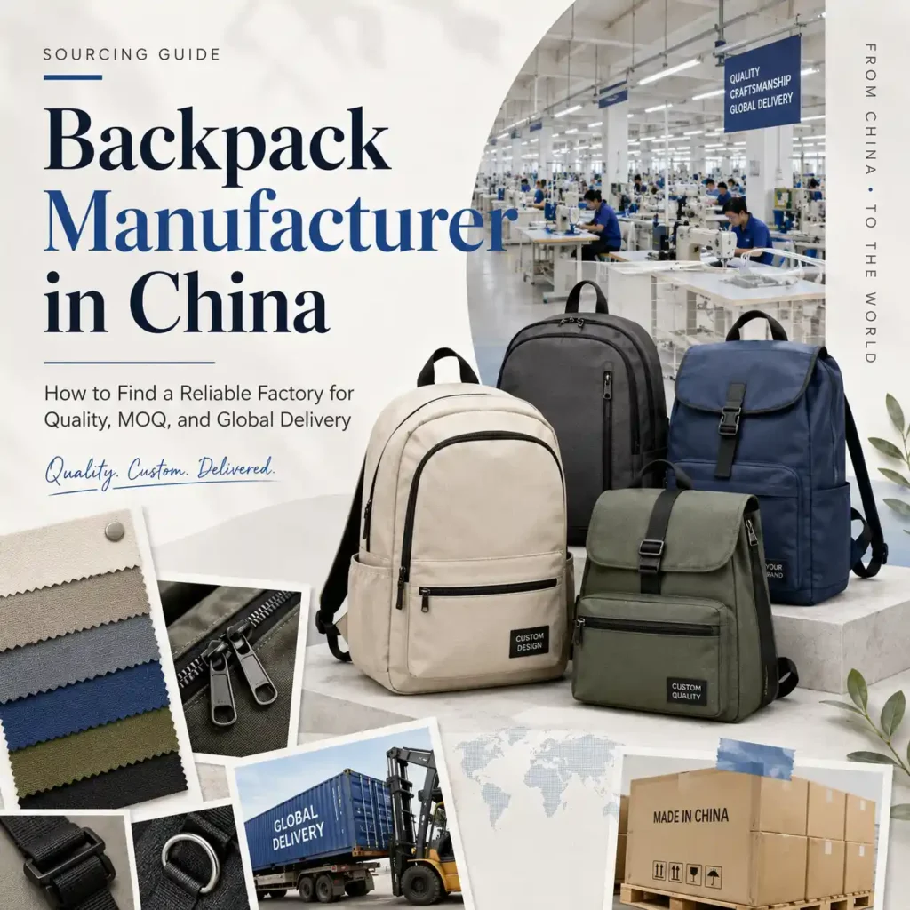 backpack manufacturer in China