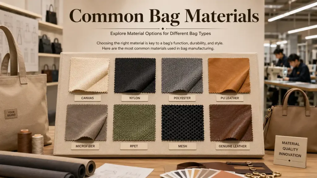 bag material options for different types of bags