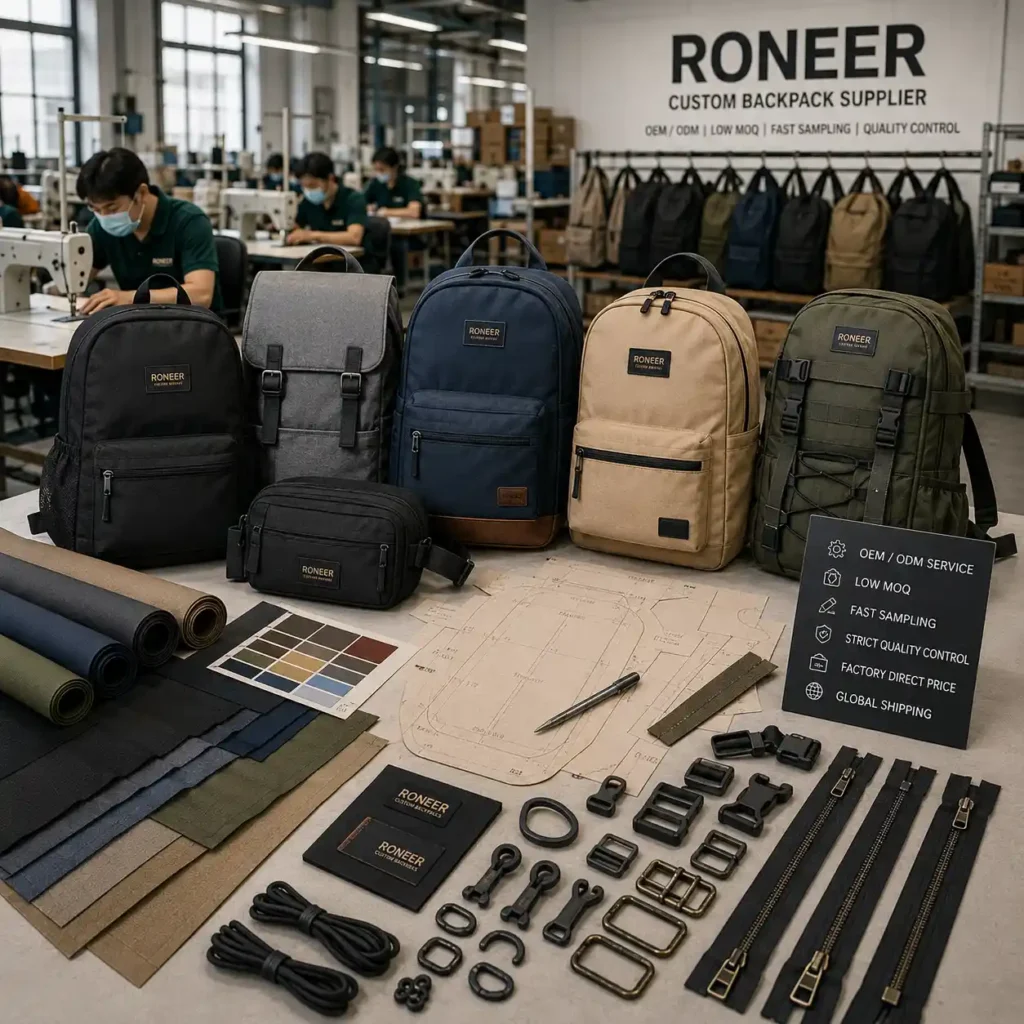 custom backpack supplier factory for OEM ODM production