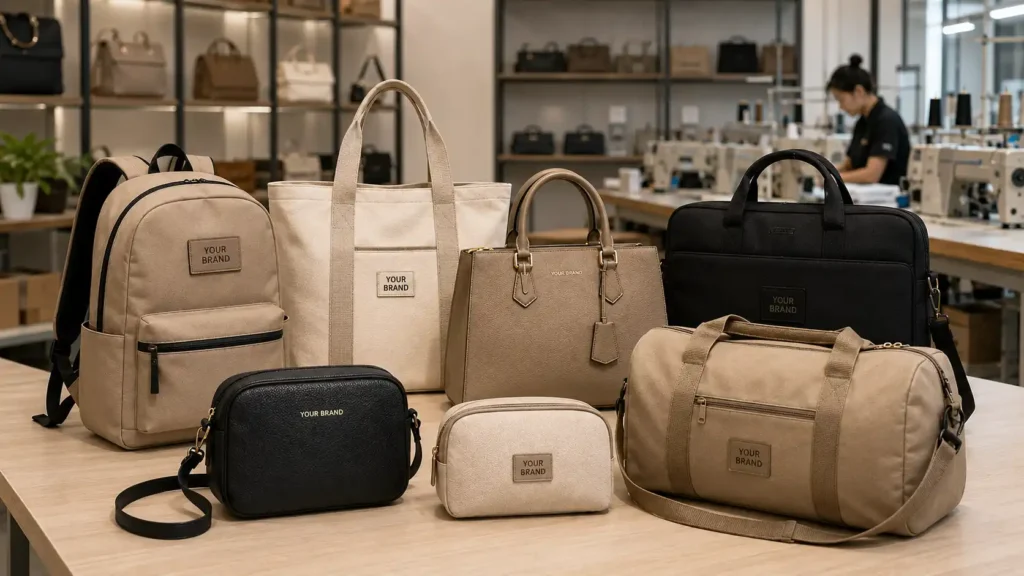 different types of bags for OEM and ODM manufacturing