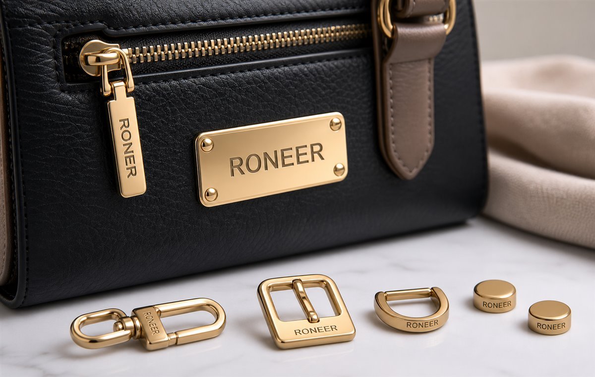 metal logo plate for custom handbags