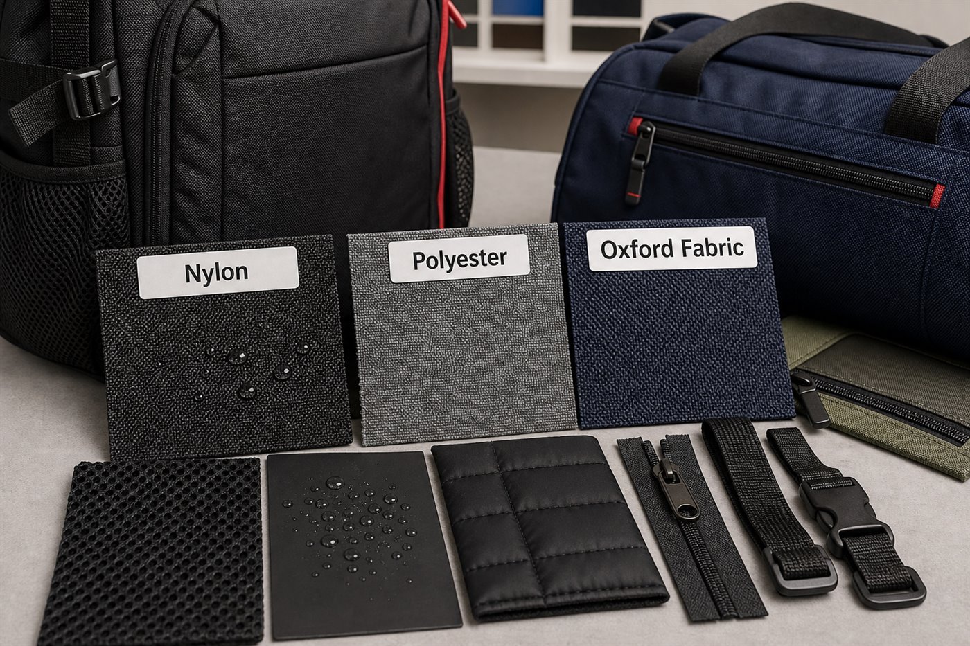 nylon polyester oxford fabric for custom backpacks
