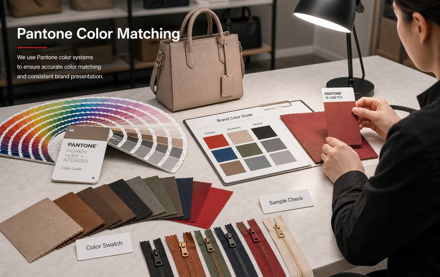 Pantone color matching for custom bags