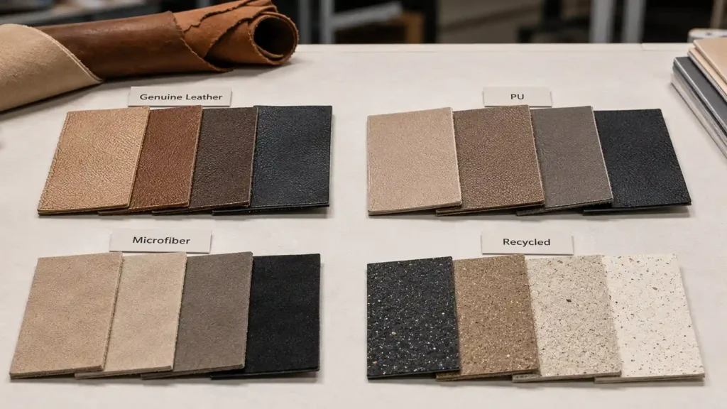 saffiano material comparison for custom bag production