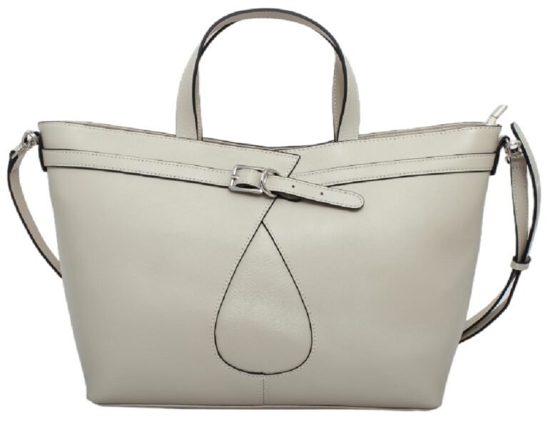 custom ivory PU leather tote handbag feature overview 11198