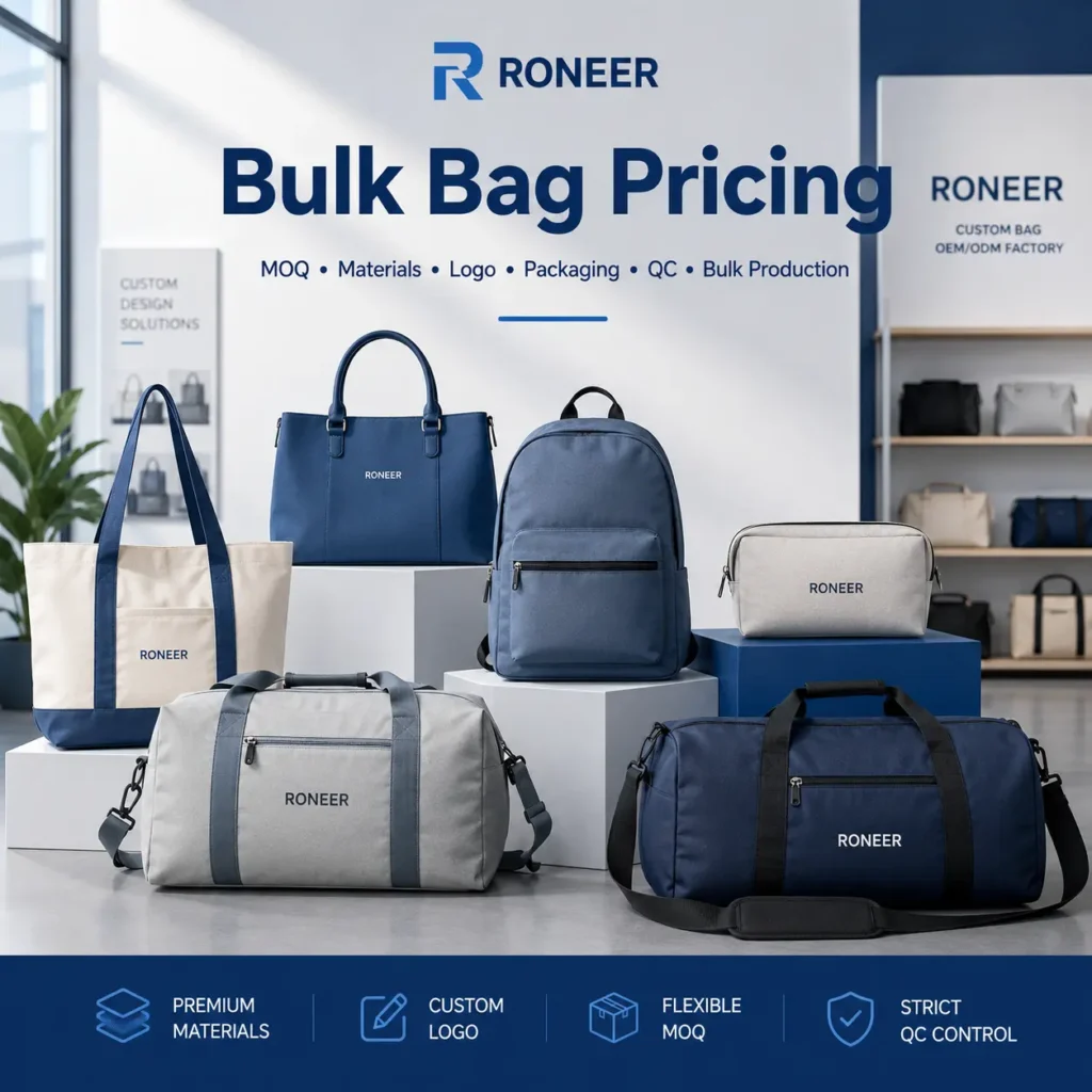 bulk bag pricing guide for custom bag orders