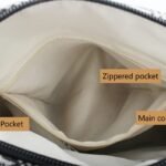 custom grey snake print PU leather hobo shoulder handbag detail view 1 GB-6390