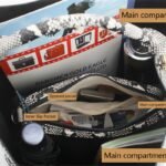custom grey snake print PU leather hobo shoulder handbag detail view 2 GB-6390