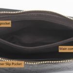 custom snake print PU leather shoulder bag interior pocket GB-6394