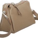 L1017 custom handbag side view with detachable shoulder strap