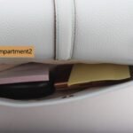 L1087 cowhide handbag second main compartment interior