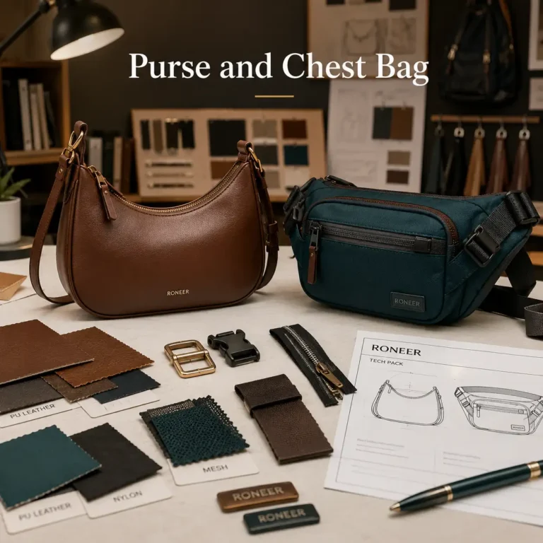 purse and chest bag product development