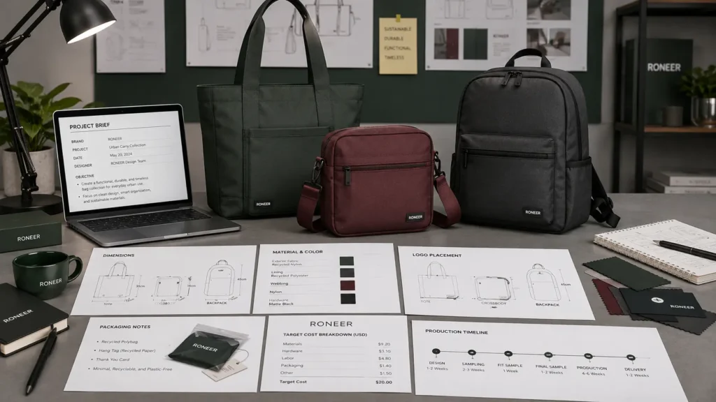 product brief before searching for a bag manufacturer