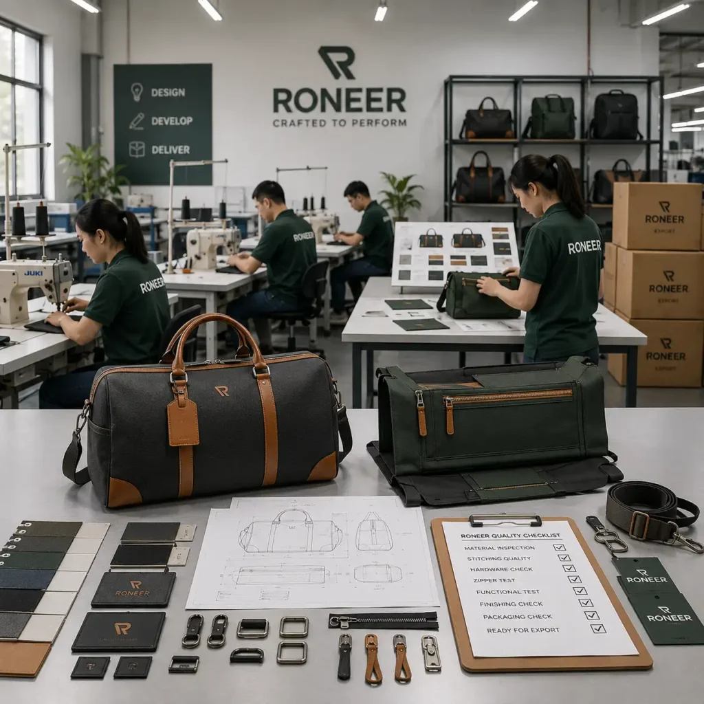 bag manufacturing process from design to bulk production