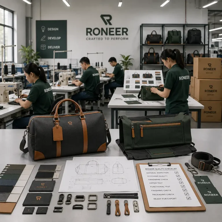 bag manufacturing process from design to bulk production