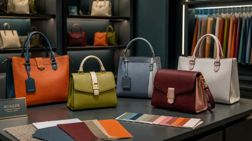 bright color blocking handbag trends 2027