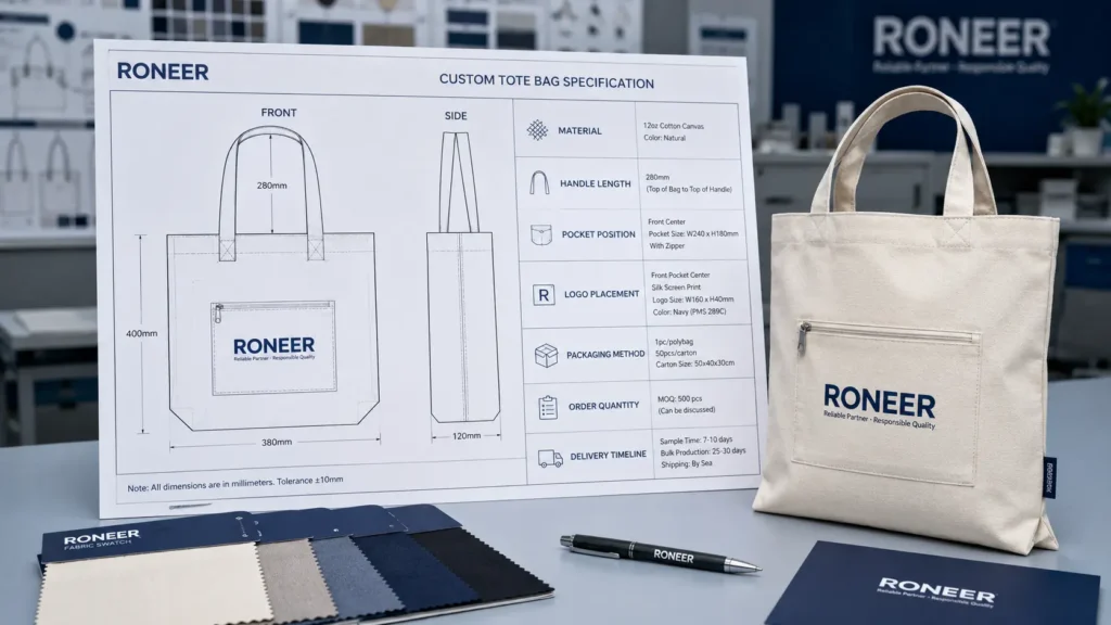 factory ready specification for custom tote bag manufacturer China