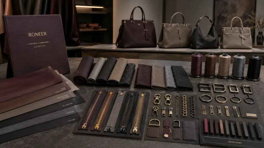 handbag materials and hardware from China manufacturers