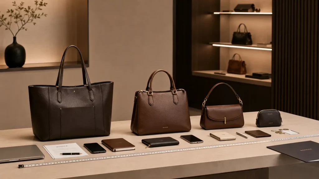 handbag vs purse size and capacity comparison