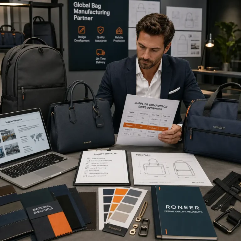 how to find a bag manufacturer for custom bag production