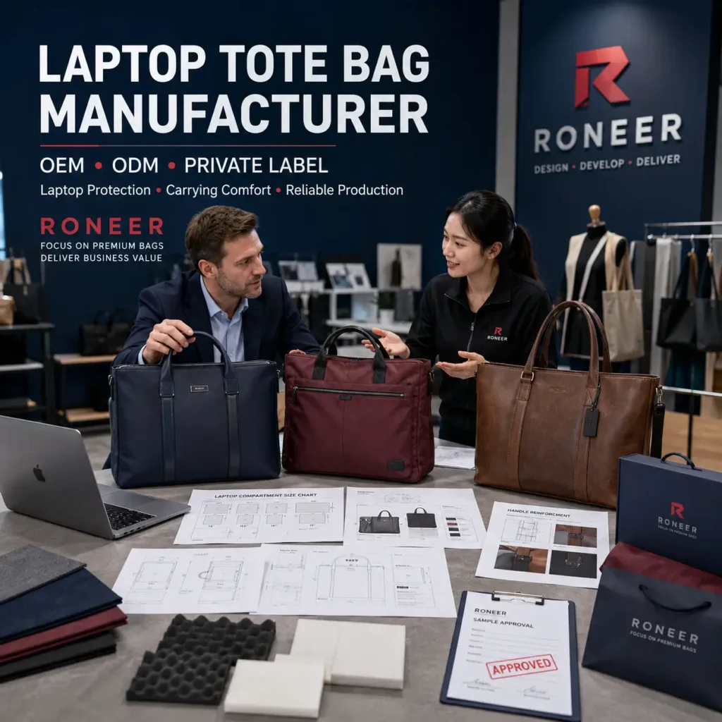 laptop tote bag manufacturer for OEM and private label brands