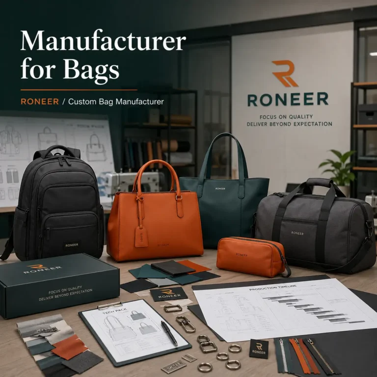 manufacturer for bags supporting OEM and private label production