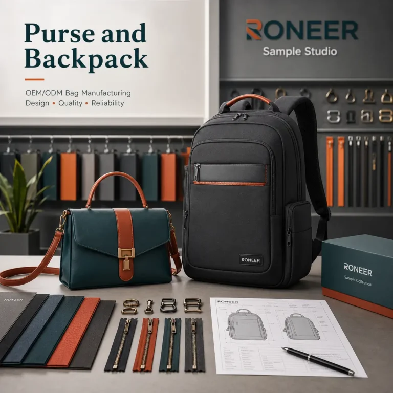 purse and backpack differences for OEM buyers