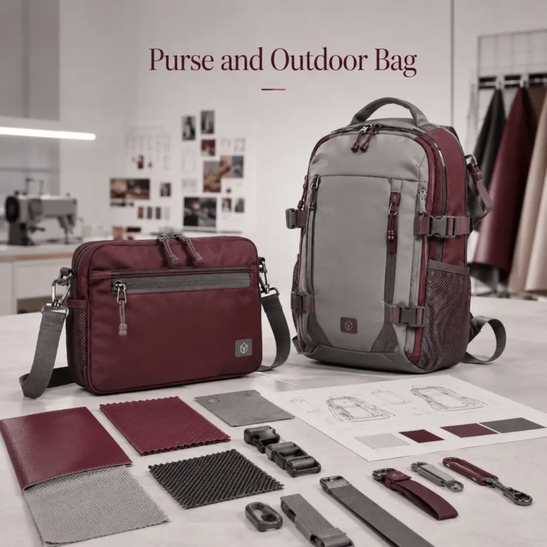 purse and outdoor bag design decisions for OEM buyers