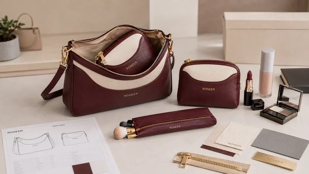 purse and cosmetic bag collection architecture