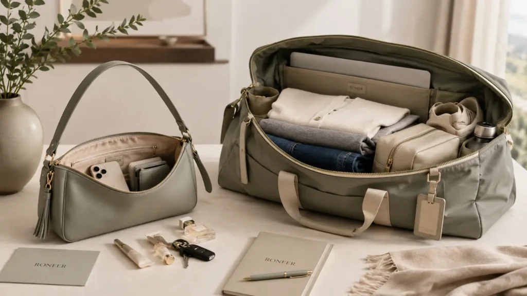 quick purse and travel bag comparison