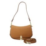 RONEER leather baguette crossbody bag L119# front view