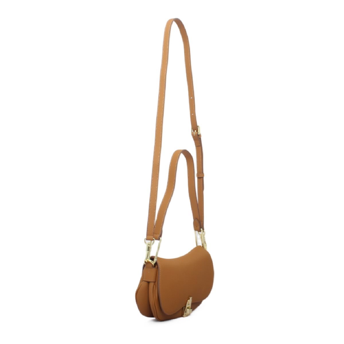 RONEER leather baguette crossbody bag L119# side view