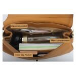 RONEER leather shoulder baguette bag L118# detail view