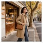 RONEER small square shoulder bag L1066# lifestyle view