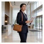 RONEER small square shoulder bag L1066# lifestyle view